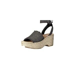 Dolce Vita Women's Lesly Espadrille Wedge Sandal Ash Denim Size 9.5